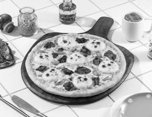 Chicken Smokey Joe FOUR CHEESE PIZZA [BIG 10"]