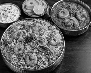 Prawns Curry Biryani