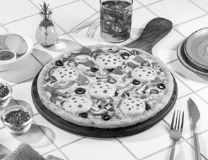 All Veggies Madness FOUR CHEESE PIZZA [Regular 7"]