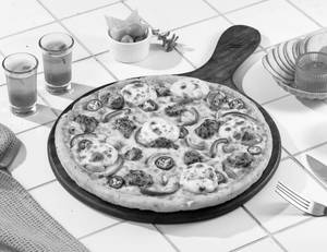 Chicken Mexicano FOUR CHEESE PIZZA [Regular 7"]