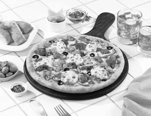 Chicken Full Smash FOUR CHEESE PIZZA [Regular 7"]