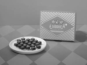 Indie Bites - 54.5% Dark Chocolate Kaju Katli