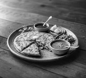 Paneer stuffed paratha
