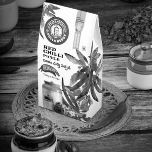 RED CHILLI PICKLE POUCH 400GMS
