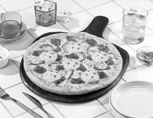 Fiery Chicken FOUR CHEESE PIZZA [Regular 7"]