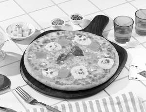 Double Cheese Margherita FOUR CHEESE PIZZA [BIG...