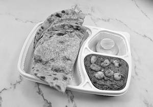 Aloo Paratha & Veg Makhana