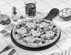 Double Trouble Chicken FOUR CHEESE PIZZA [Regul...