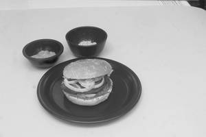 Crispy Chicken Patty Cheese Burger