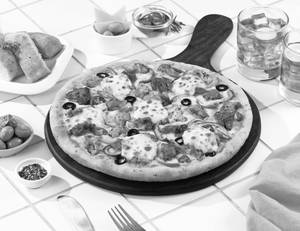 Chicken Full Smash FOUR CHEESE PIZZA [BIG 10"]