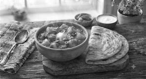 Aloo Sabji With 2 Paratha