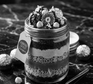Ferrero Rocher Jar Cake