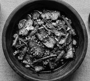 Smoked Pork With Dry Bamboo Shoot