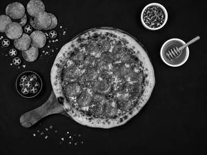 Sourdough Hot Honey Pepperoni Pizza
