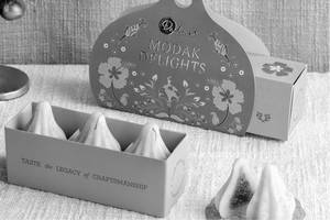 Rice Modak Box – 3 Pcs