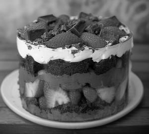 Strawberry Truffle Jar Cake