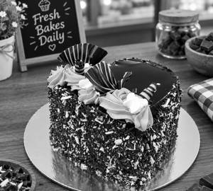 New Chocolate Crunch Heart Shape Cake