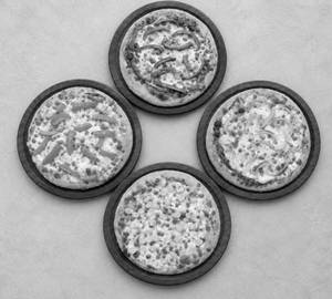 4 pizza Double toppings combo [6 inches]