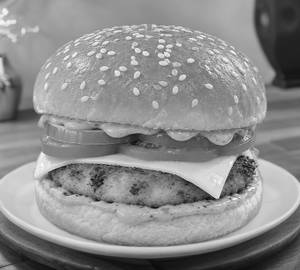 Aloo patty burger