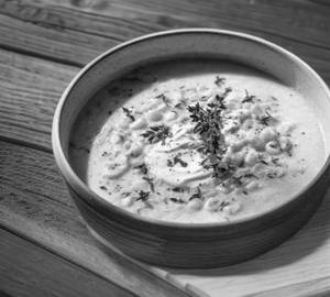 Golden corn soup
