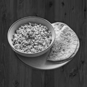 Egg Bhurji + 2 Sada Paratha