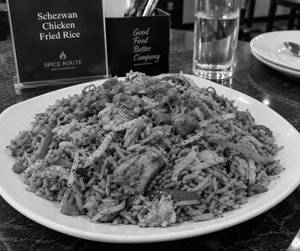 Schezwan Chicken Fried Rice