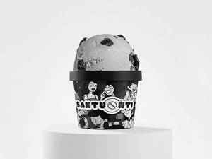 Fasting Black Currant Ice Cream