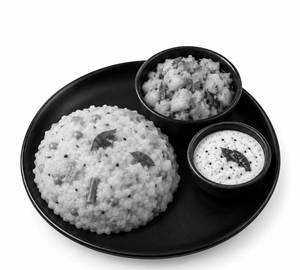 Veg Kitchadi + Potato Masal + Chutney