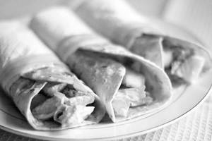 Makhni paneer wrap
