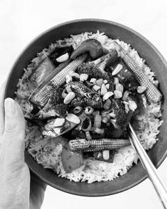 Kum Pao Rice Veg