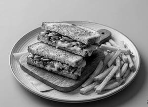 Sandwich & Fries(2 Halves)
