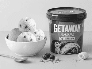 Blueberry Cheesecake Ice Cream Cup - 100ml