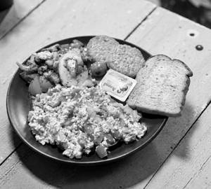 Paneer Bhurji Breakfast