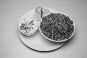 Tawa Pulao With Raitha