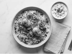 Egg Dum Biryani Bowl