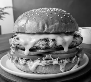 Chicken cheese burger