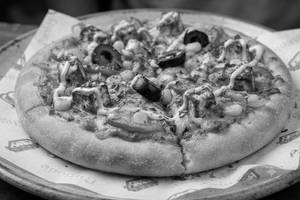 All in one paneer pizza