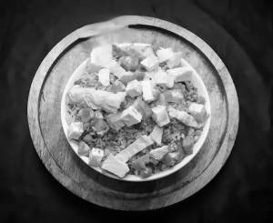 Chicken Streetza. Spl. Fried Rice