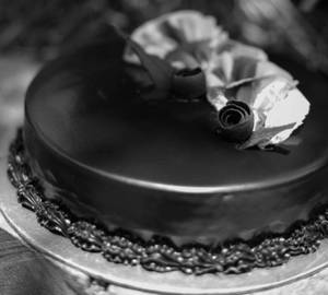 Eggless Truffle Cake