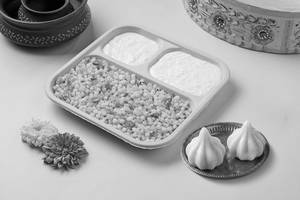 Sabudana Khichadi, Curd & Ukadiche Modak Combo