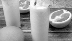 Orange milk shake