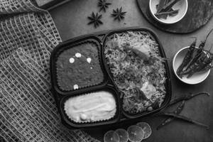 Dal Makhani+ Veg Biryani+ Raita