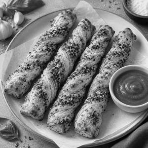 Pesto Garlic Twisties