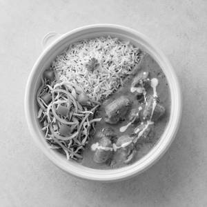 Low Fat Butter Paneer With Jeera Rice Bowl