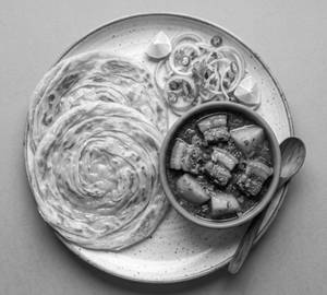 Axomiya Pork Curry With Lachha Paratha