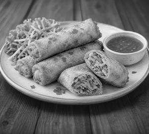 Veg spring roll [4 pieces]