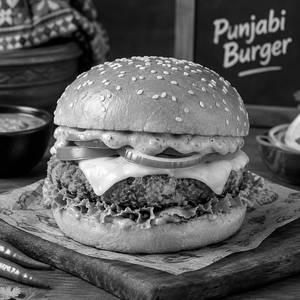 Spicy Punjabi Burger
