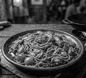Chicken schezwan noodles