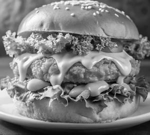 Cheesy Chicken Burger