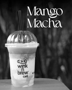 Mango Matcha Iced Latte